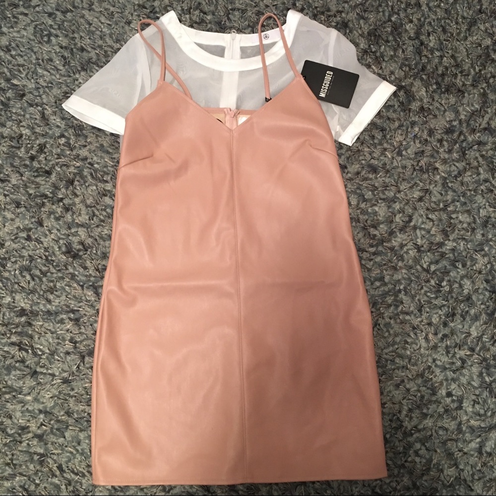 Missguided Pleather Dress